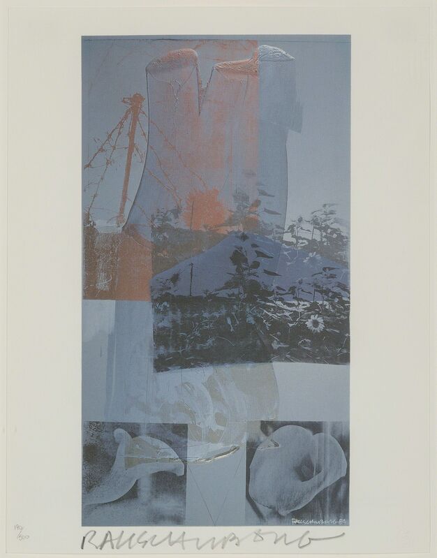 Robert Rauschenberg, ‘Tanya's Veil (Whale)’, 1992, Print, Offset lithograph in colors on Coventry Pure rag Fine Art paper, Heritage Auctions