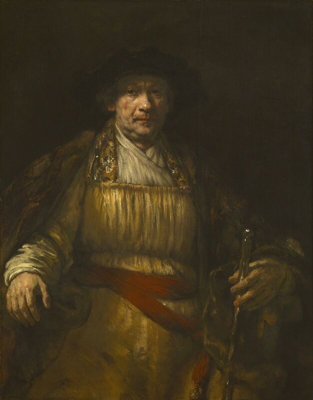 Rembrandt van Rijn, ‘Self-portrait’, 1658, Painting, Oil on canvas, Art History 101