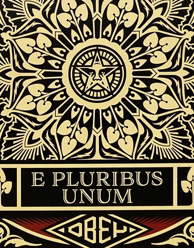Shepard Fairey, ‘'E Pluribus Unum' Vinyl LP (w/SSI)’, 2020, Print, Serigraph print on record album sleeve with original vinyl., Signari Gallery