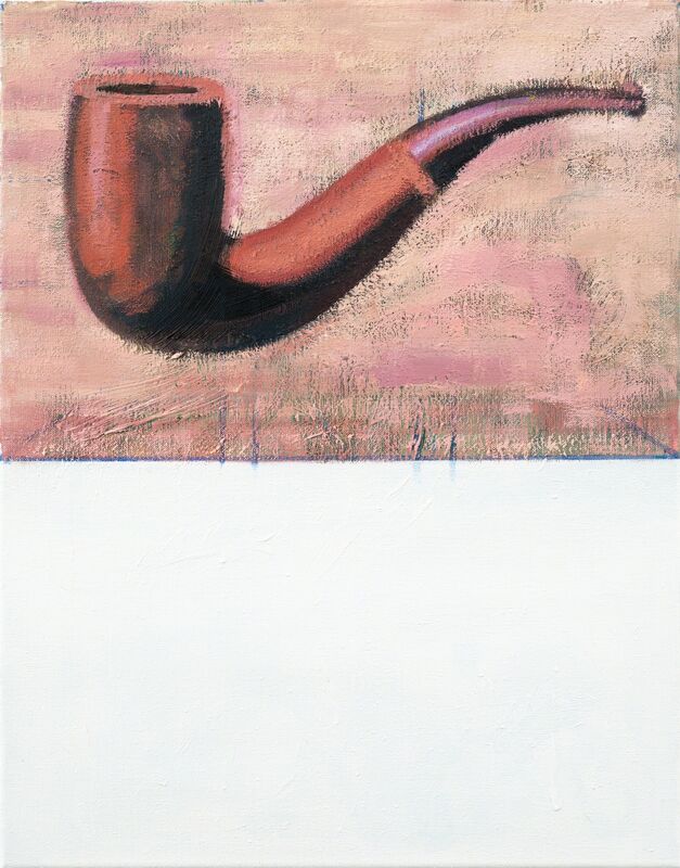 Jochen Plogsties, ‘26_14 (Ceci n'est pas une pipe)’, 2014, Painting, Oil on linen, kestnergesellschaft