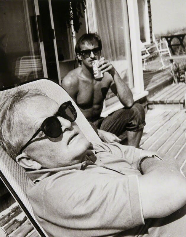 Andy Warhol, ‘Andy Warhol, Truman Capote and Jon Gould in Montauk’, Photography, Silver gelatin print, Hedges Projects