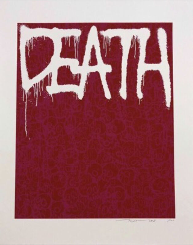 Takashi Murakami, ‘Death "Red" Edition’, 2018, Print, Silkscreen, Dope! Gallery
