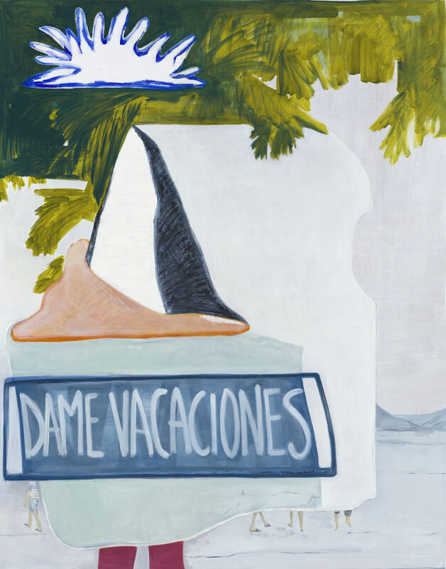 Sofia Quirno, ‘Dame vacaciones’, 2021, Painting, Acrylic & oil on canvas, HACHE