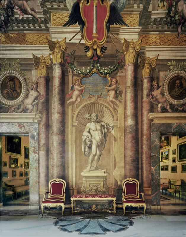 Michael Eastman, ‘Red Chairs, Rome’, 2010, Photography, Chromogenic print, Edwynn Houk Gallery