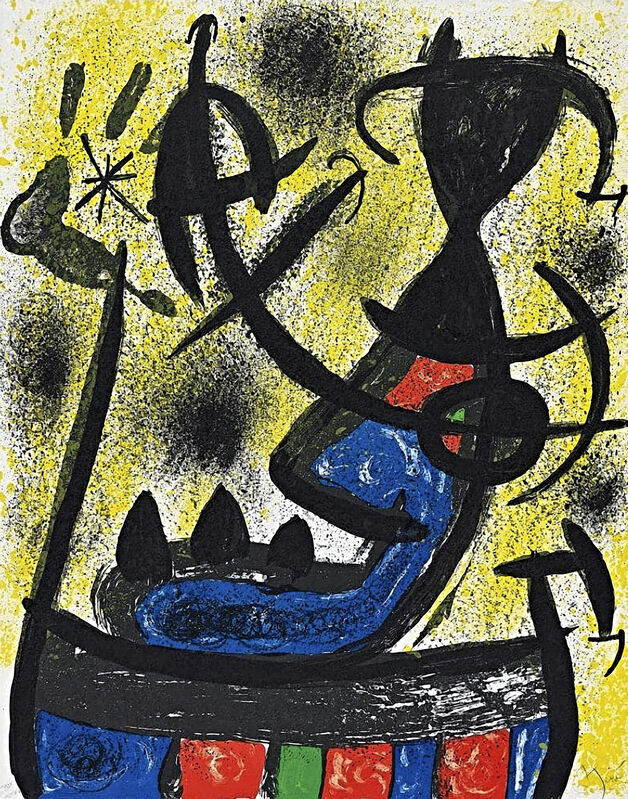 Joan Miró, ‘Il Circulo de Pisdra (The Circle Of Stone)’, 1971, Print, Lithograph in colours on wove paper, Tate Ward Auctions