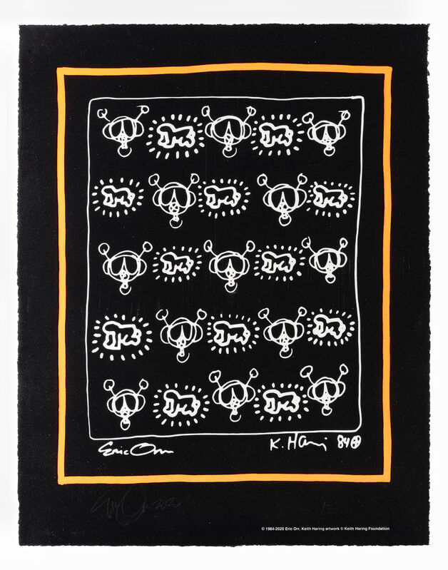 Keith Haring, ‘Repeat’, 2020, Print, Screenprint in colours on 320gr Coventry Rag paper, Tate Ward Auctions