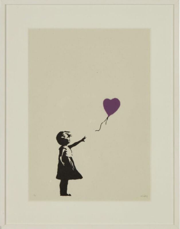 Banksy, ‘Girl With Balloon ’, 2004, Print, Screen Print on Paper, Nine Way Fine Art