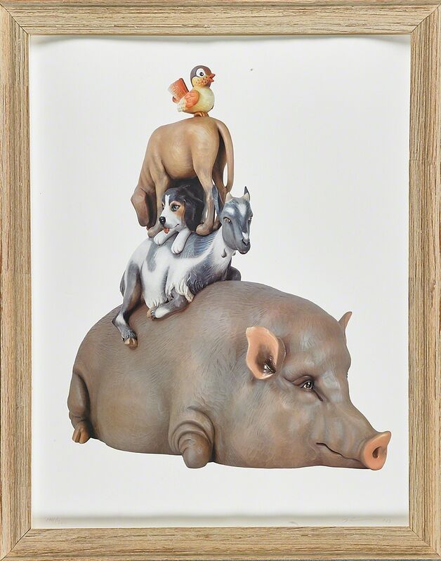 Jeff Koons, ‘Stacked’, 2003, Print, Photolithograph in colors, Rago/Wright/LAMA