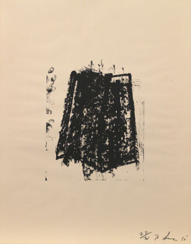 Richard Serra, ‘Sketch #1’, 1980, Drawing, Collage or other Work on Paper, Lithograph on buff-vellum cardboard, Sebastian Fath Contemporary 