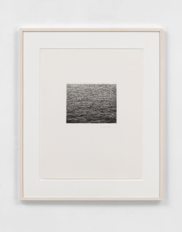 Vija Celmins, ‘Drypoint - Ocean Surface (Second State)’, 1985, Print, Etching with drypoint, Susan Sheehan Gallery