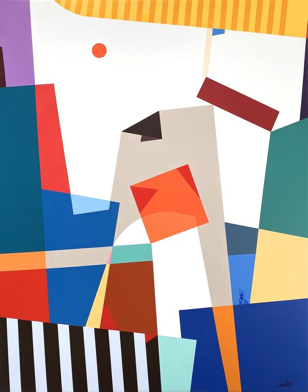 Gennaro Rodríguez, ‘Orange Square’, 2019, Painting, Acryilic on canvas, Aura Galerias