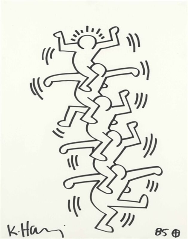 Keith Haring, ‘Untitled’, Ink on paper, Christie's