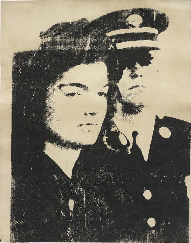 Andy Warhol, ‘Jackie’, 1967, Drawing, Collage or other Work on Paper, Silkscreen on paper, Phillips