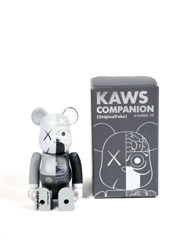 KAWS, ‘Bearbrick Dissected 100% (Grey)’, 2008, Sculpture, Painted cast vinyl, DIGARD AUCTION