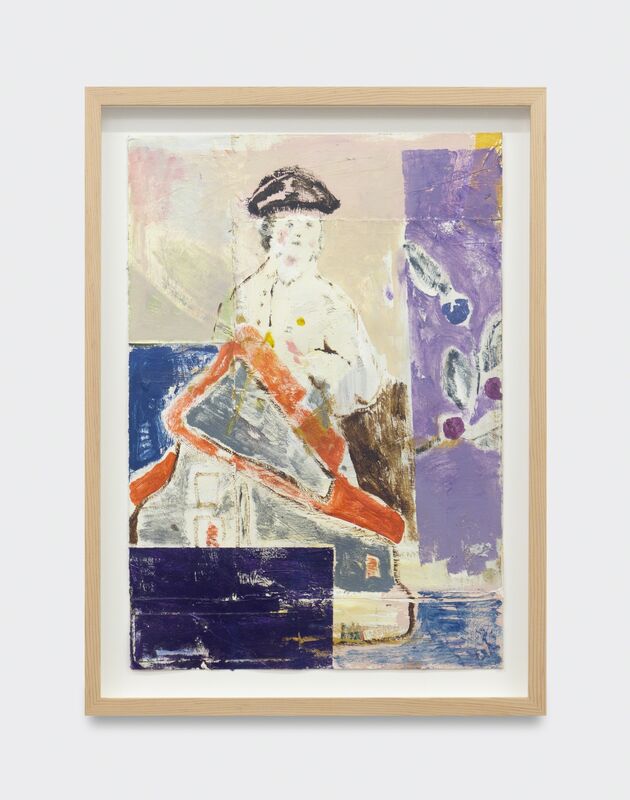 Jon Pilkington, ‘Classic figure’, 2019, Drawing, Collage or other Work on Paper, Oil on paper in Oregon pine frame with True Color glass, V1 Gallery