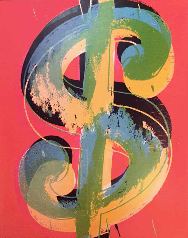 Andy Warhol, ‘Dollar sign’, 1982, Mixed Media, Mixed media on canvas, Mirat 