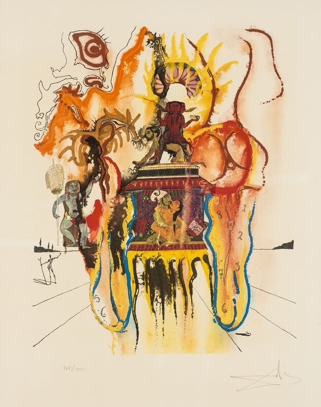 Salvador Dalí, ‘Mystic (M&L 1396b)’, 1973, Print, Lithograph printed in colours, Forum Auctions