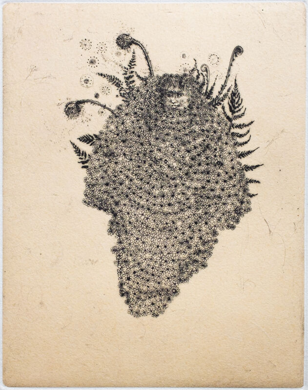 Didier Hamey, ‘Chilincha’, 2015, Print, Dry point on japan paper stuck on vellum, Antonine Catzéflis
