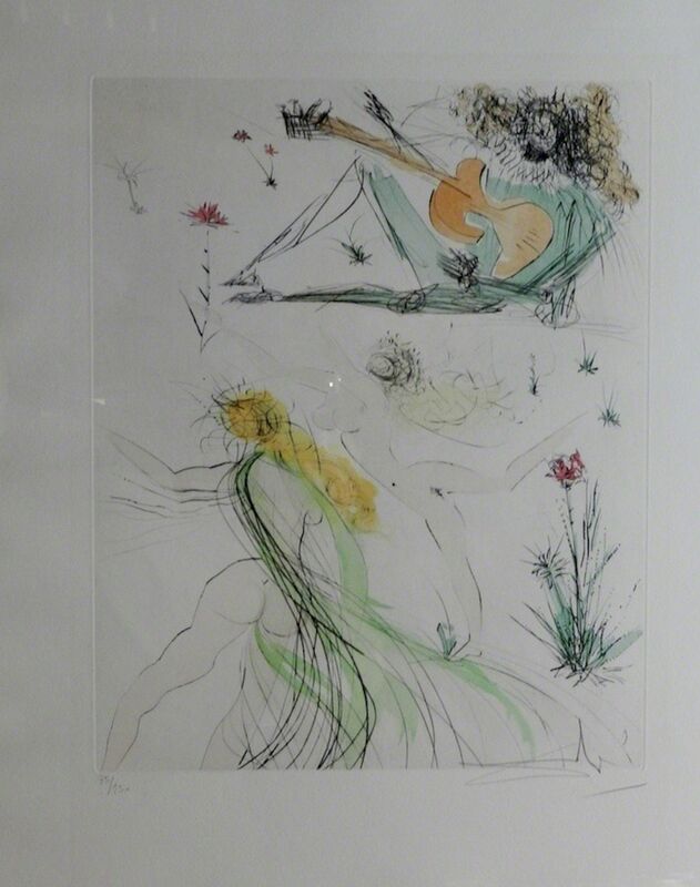 Salvador Dalí, ‘La Joie de Vivre’, 1971, Print, Etching, Fine Art Acquisitions Dali 