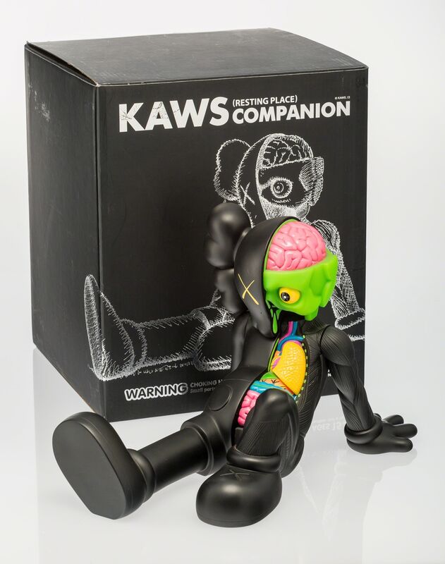KAWS, ‘Companion (Resting Place) (Black)’, 2013, Other, Painted cast vinyl, Heritage Auctions