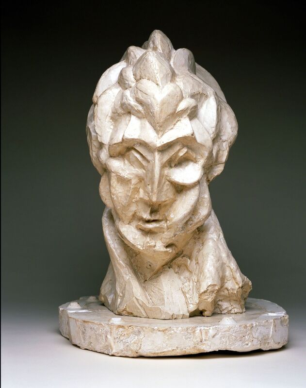 Pablo Picasso, ‘Head of a Woman (Fernande)’, 1909, Sculpture, Plaster, Nasher Sculpture Center
