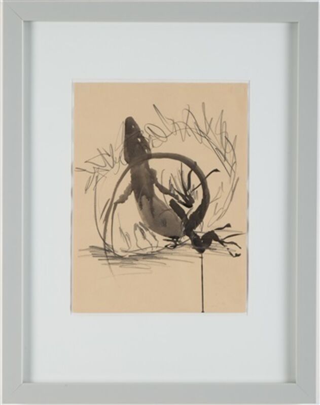 Nino Longobardi, ‘Untitled (The Lizard)’, 1983, Painting, Anders Wahlstedt Fine Art