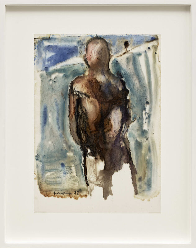 Piero Manai, ‘Figura ’, 1984, Painting, Mixed media on acetate, P420