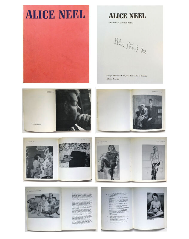 Alice Neel, ‘"ALICE NEEL", 1975/1982, Signed/Dated, Georgia Museum of Art Exhibition Catalogue’, 1975/1982, Ephemera or Merchandise, Marker on paper, VINCE fine arts/ephemera