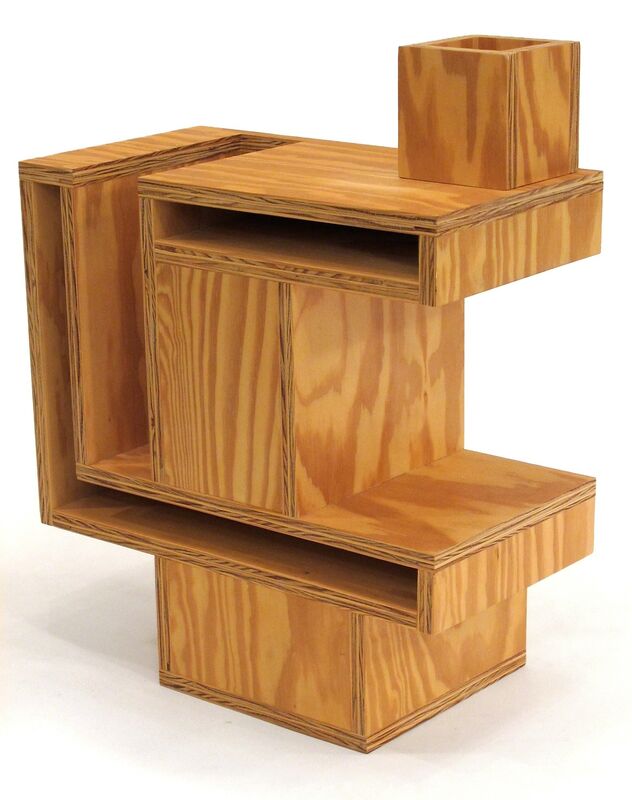 RO/LU, ‘Mini-Ettore Nightstand’, 2011, Design/Decorative Art, Plywood, Patrick Parrish Gallery