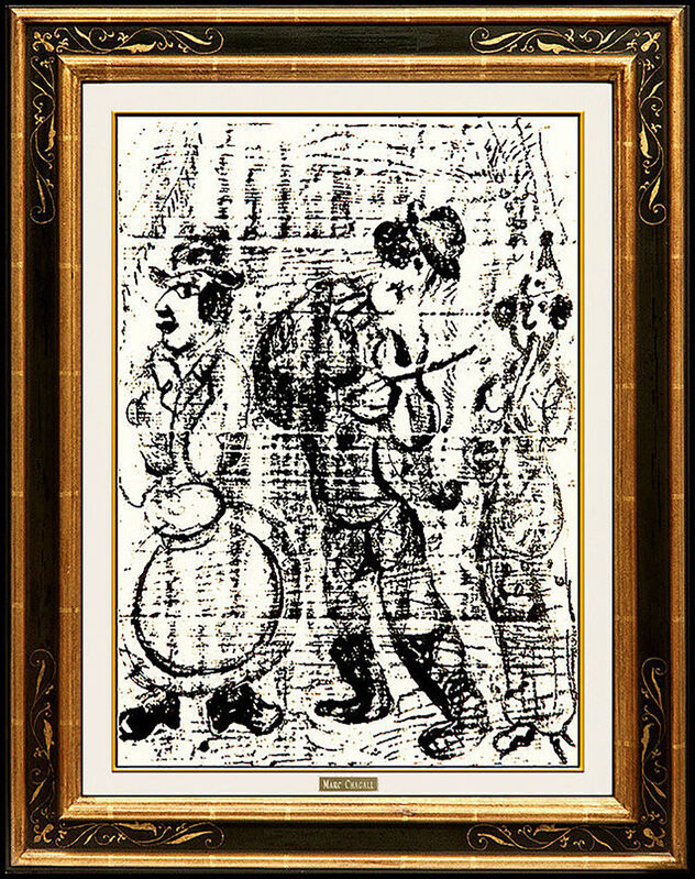 Marc Chagall, ‘The Wandering Musicians’, 1963, Reproduction, Lithograph, Original Art Broker