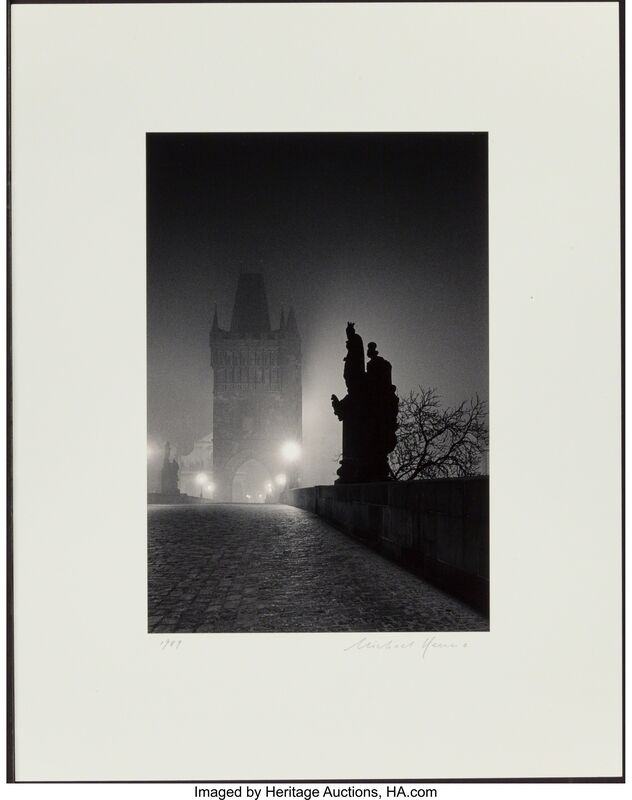 Michael Kenna, ‘Charles Bridge, Study 4, Prague, Czechoslovakia’, 1989, Photography, Gelatin silver, 1990, Heritage Auctions