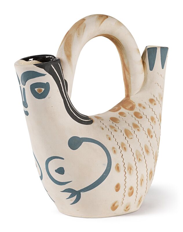 Pablo Picasso, ‘Madoura Ceramic Pitcher- Figure de Proue, Ramié 136’, 1950-1959, Design/Decorative Art, Ceramic, Earthenware, Hirth Fine Art