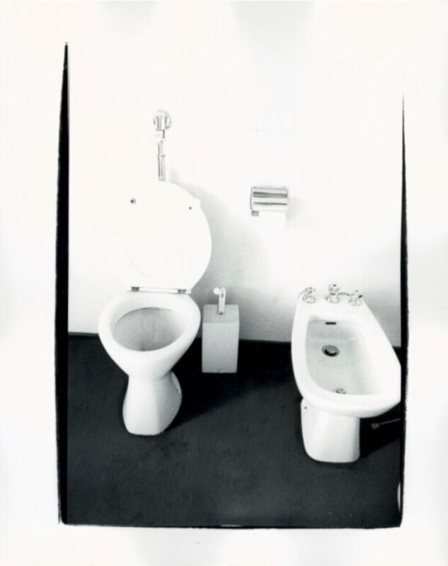 Andy Warhol, ‘Bathroom’, ca. 1982, Photography, Unique gelatin silver print, Hedges Projects