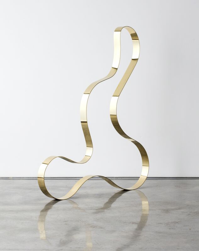 Jonny Niesche, ‘Harping on about structural unity and the law of vegetative bending’, 2018, Sculpture, Polished brass, Sarah Cottier Gallery