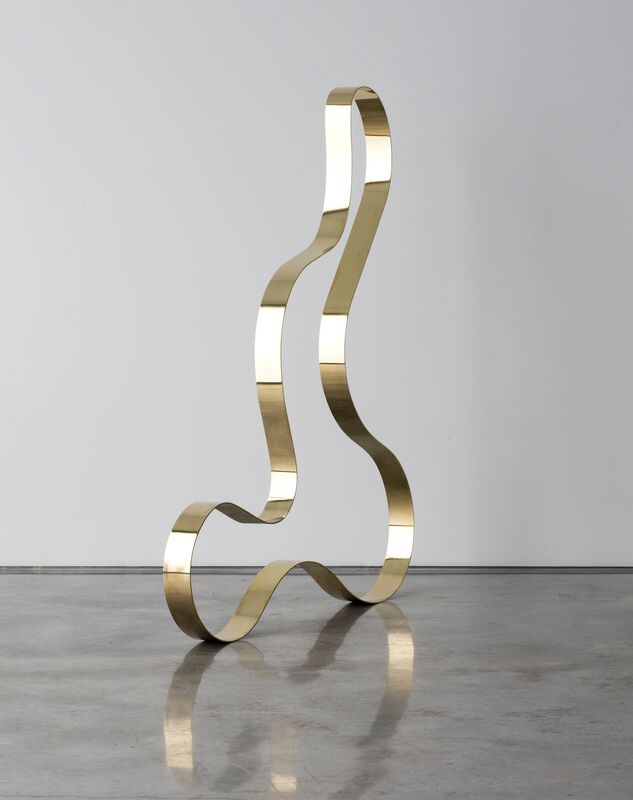 Jonny Niesche, ‘Harping on about structural unity and the law of vegetative bending’, 2018, Sculpture, Polished brass, Sarah Cottier Gallery
