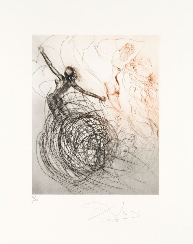 Salvador Dalí, ‘Women in the Waves’, Print, Drypoint, Christopher-Clark Fine Art