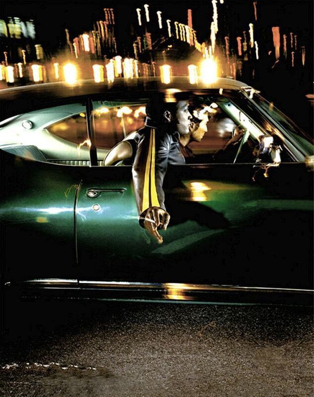 David Drebin, ‘Two Guys in a Green Car’, 2002, Photography, épreuve couleur, Diasec / C-print, Diasec, Galerie de Bellefeuille