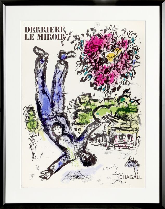 Marc Chagall, ‘Le Bouquet de l'Artiste, cover of Derrière le Miroir ’, 1964, Print, Lithograph, RoGallery
