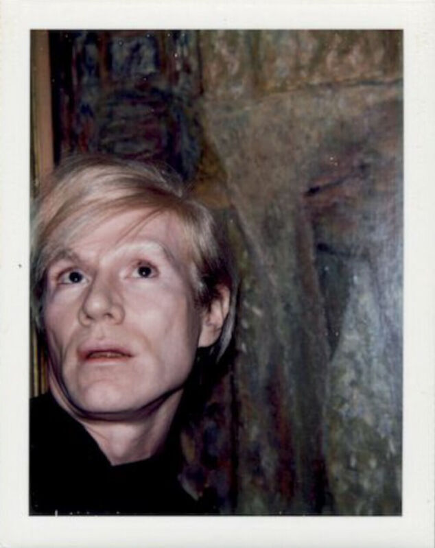Andy Warhol, ‘Self-Portrait’, ca. 1977, Photography, Unique Polaroid print glued to board, Hedges Projects