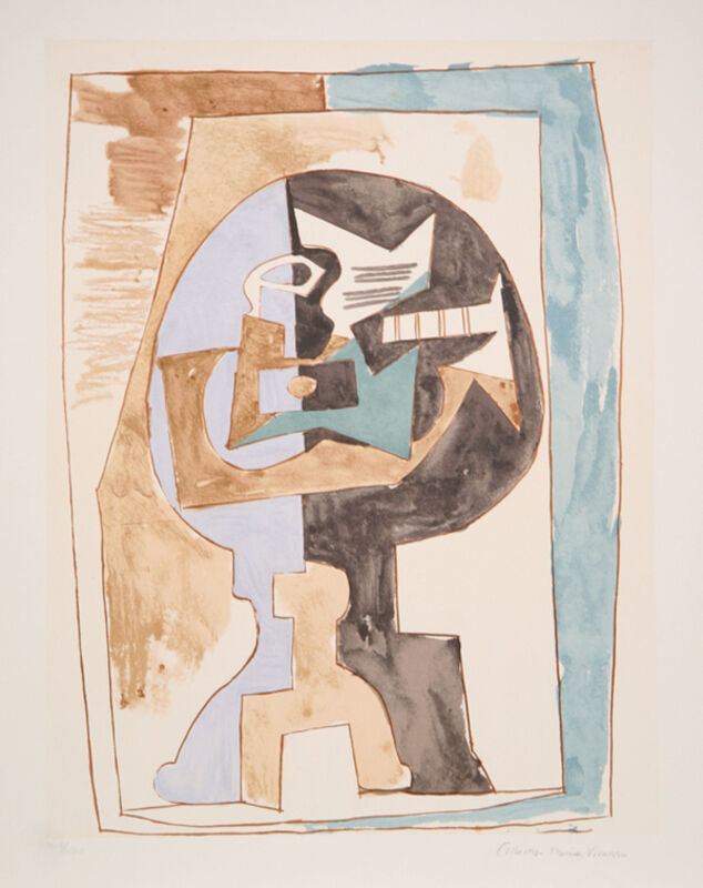 Pablo Picasso, ‘Gueridon et Guitare, 1920’, 1979-1982, Print, Lithograph on Arches paper, RoGallery