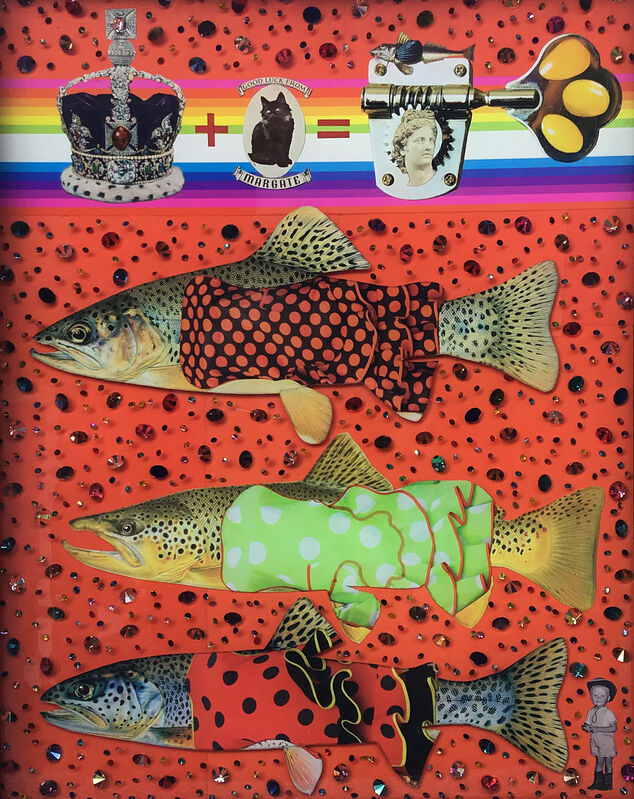 Paul Hyde, ‘Caribbean Trout’, 2020, Mixed Media, Paper, Crystal & Resin, BBAM! Gallery