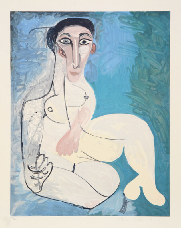 Pablo Picasso, ‘Femme Nue Assise dans l'Herbe, 1961’, 1979-1982, Print, Lithograph on Arches paper, RoGallery