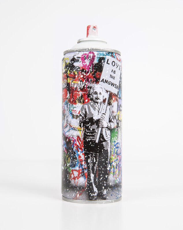 Mr. Brainwash, ‘Love is the Answer-White’, 2020, Other, Aluminium Spray can with Spray paint, S16 Gallery