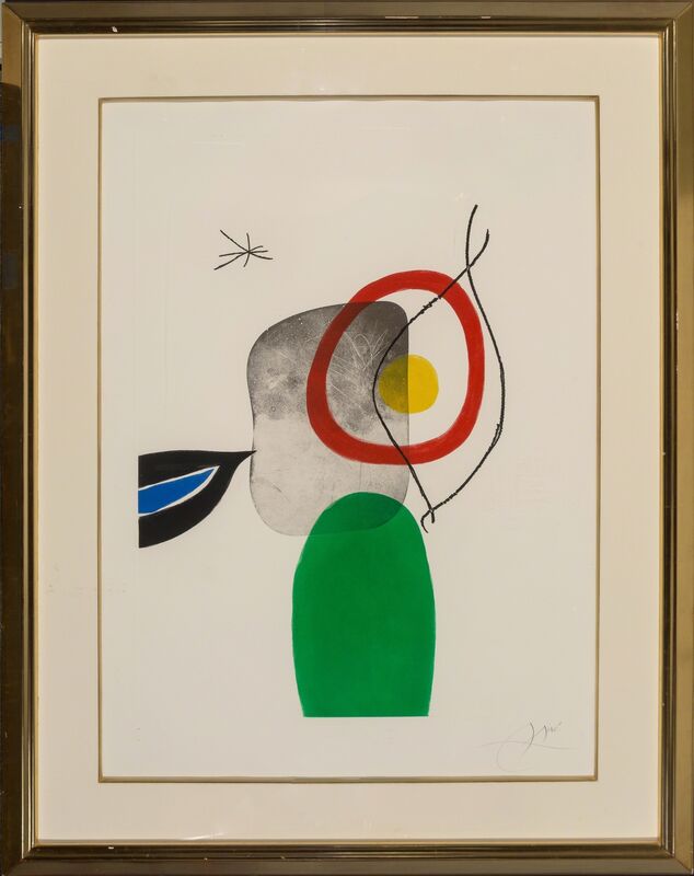 Joan Miró, ‘Tir à l'arc’, 1972, Print, Etching and aquatint in colors with carborundum on wove paper, Heritage Auctions