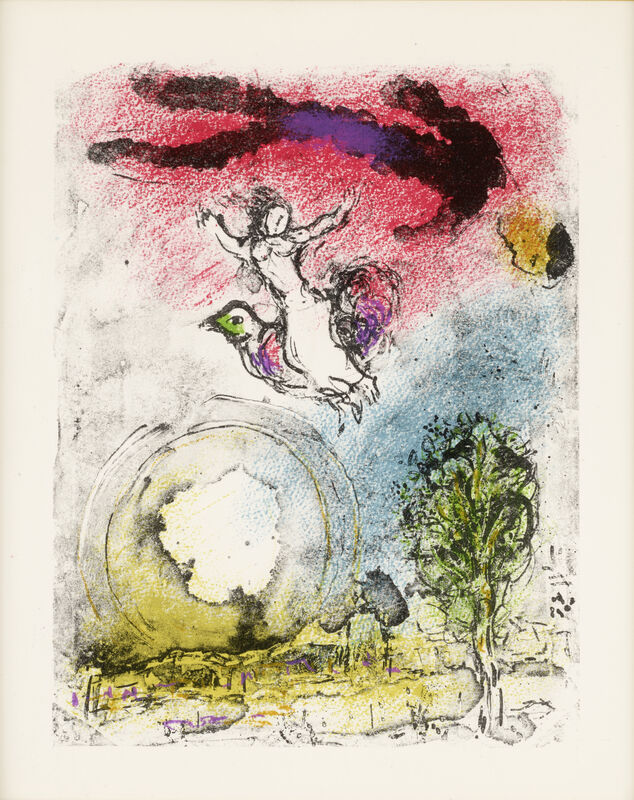 Marc Chagall, ‘La Poésie Frontispiece (Mourlot 898; Cramer bk. 100)’, 1976, Print, Lithograph in colors on Arches paper, Bonhams