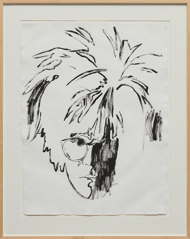 Andy Warhol, ‘Self-Portrait’, 1986, Drawing, Collage or other Work on Paper, Acrylic on paper, Phillips