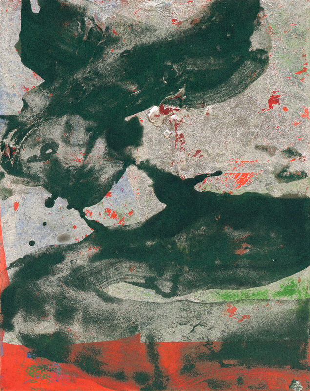 Makoto Fujimura, ‘Bi - Silver 美–銀色’, 2007, Painting, Mineral Pigments and Platinum on Kumohada Paper 天然礦物顏料、白金、雲肌紙, Artrue Gallery