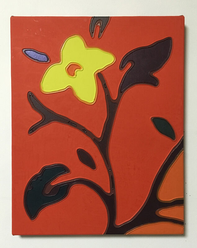Taro Morimoto, ‘Flower in Milan #15’, 2013 -2014, Painting, Oil and acrylic on denim, GALLERY TAGA 2