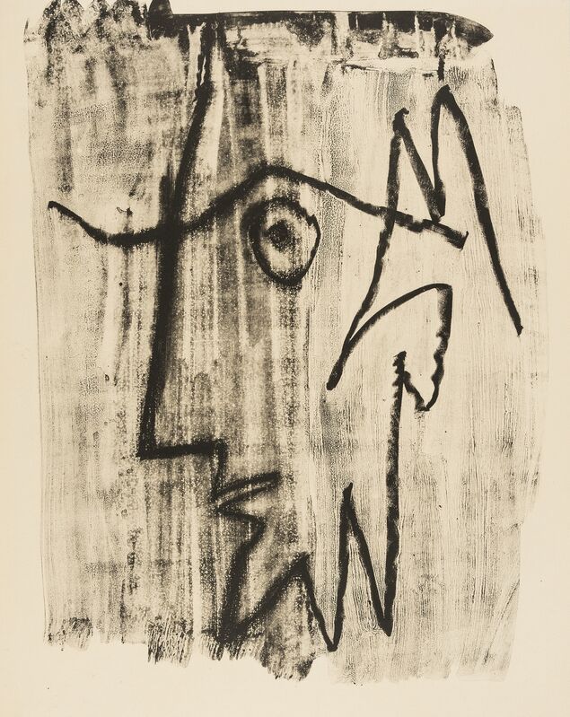 Pablo Picasso, ‘Profile of Bearded Man Looking to the Left (Mourlot 397)’, 1963, Print, Lithograph, Forum Auctions