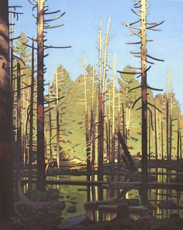 Clayton Anderson, ‘Cedar Pond’, 2018, Painting, Acrylic on Cavas, Madrona Gallery